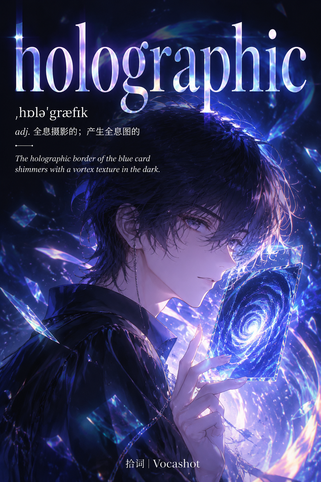 holographic 光影海报