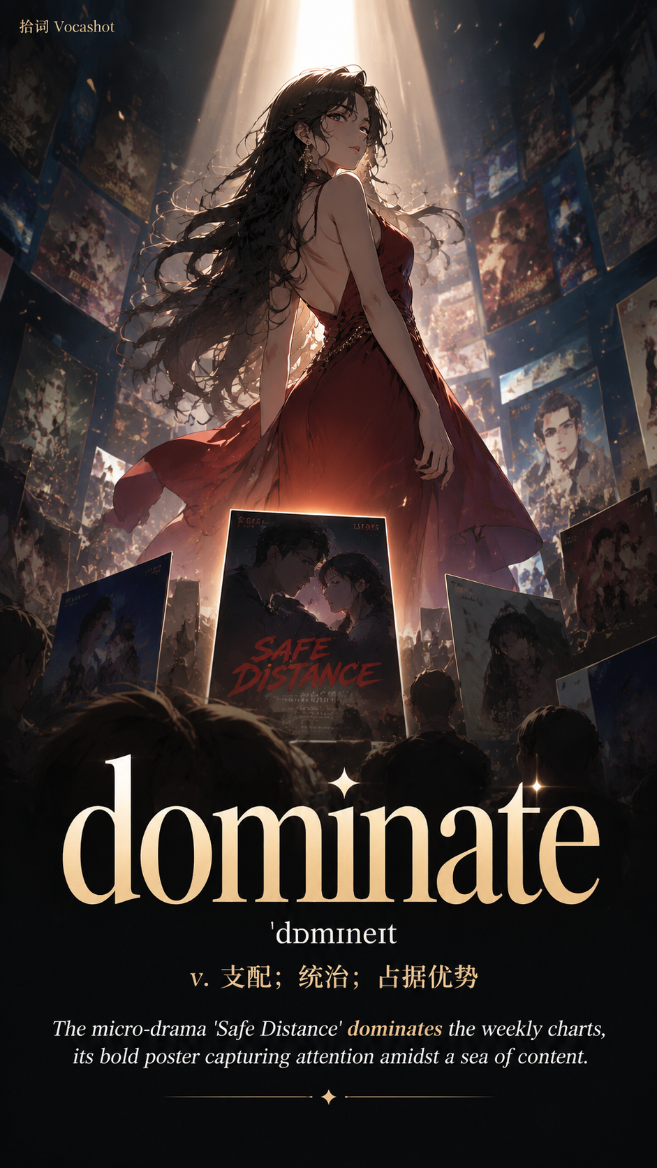 dominate 叙事海报