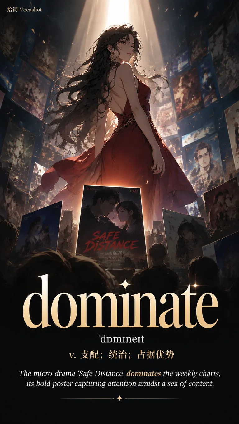 dominate 叙事海报